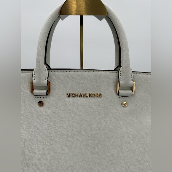Michael by Michael kors Selma Optic White
Leather Satchel 2 Way Bag + Dust Bag - Picture 4 of 17